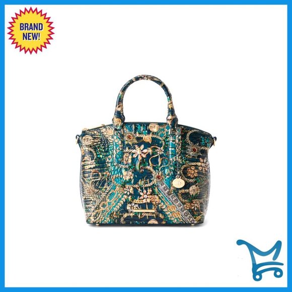 Handbags - Compact Satchel with Zip Top, Adjustable Strap, and Interior Organization